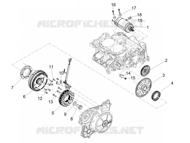 ALLUMAGE - ROTOR - STATOR Aprilia APRILIA-MOTORCYCLES 660 TUONO 2023  Tuono 660 4T 8V E5 ABS