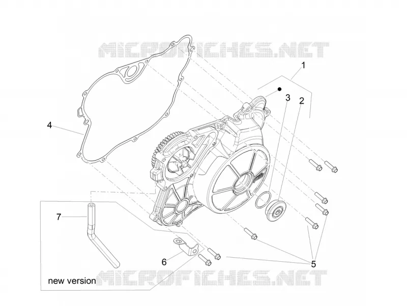 CARTER DE VOLANT MAGNETIQUE Aprilia APRILIA-MOTORCYCLES 660 TUONO 2023  Tuono 660 4T 8V E5 Factory ABS