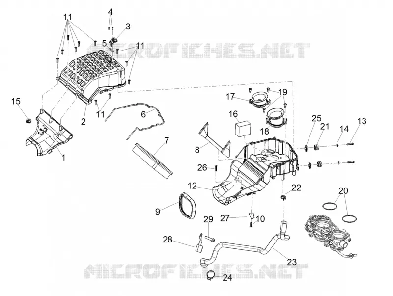 BOITE A AIR Aprilia APRILIA-MOTORCYCLES 660 TUONO 2025  Tuono 660 4T 8V E5+ Factory