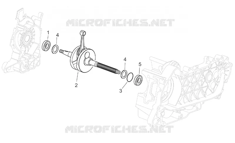 Arbre moteur Aprilia APRILIA-SCOOTER 125 ATLANTIC 2005  Atlantic