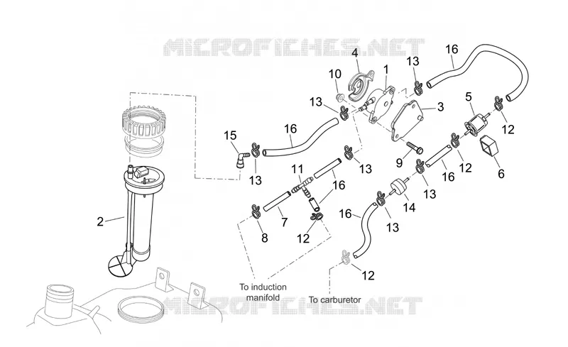 Alimentation I Aprilia APRILIA-SCOOTER 125 ATLANTIC 2006  Atlantic