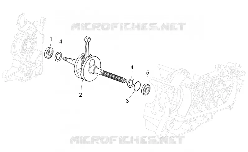 Arbre moteur Aprilia APRILIA-SCOOTER 300 ATLANTIC 2012  Atlantic